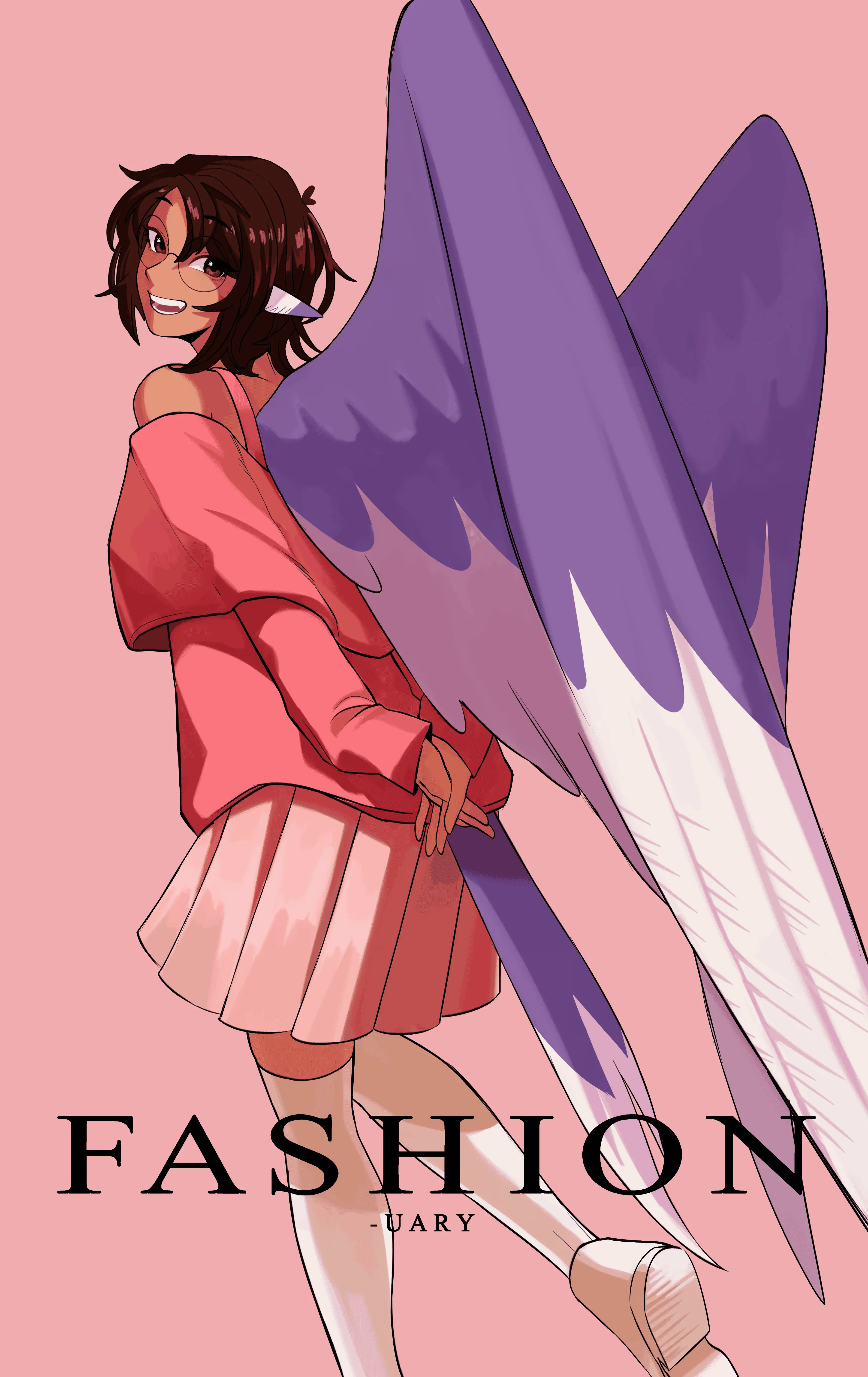 Another pinker drawing of my character Daisey