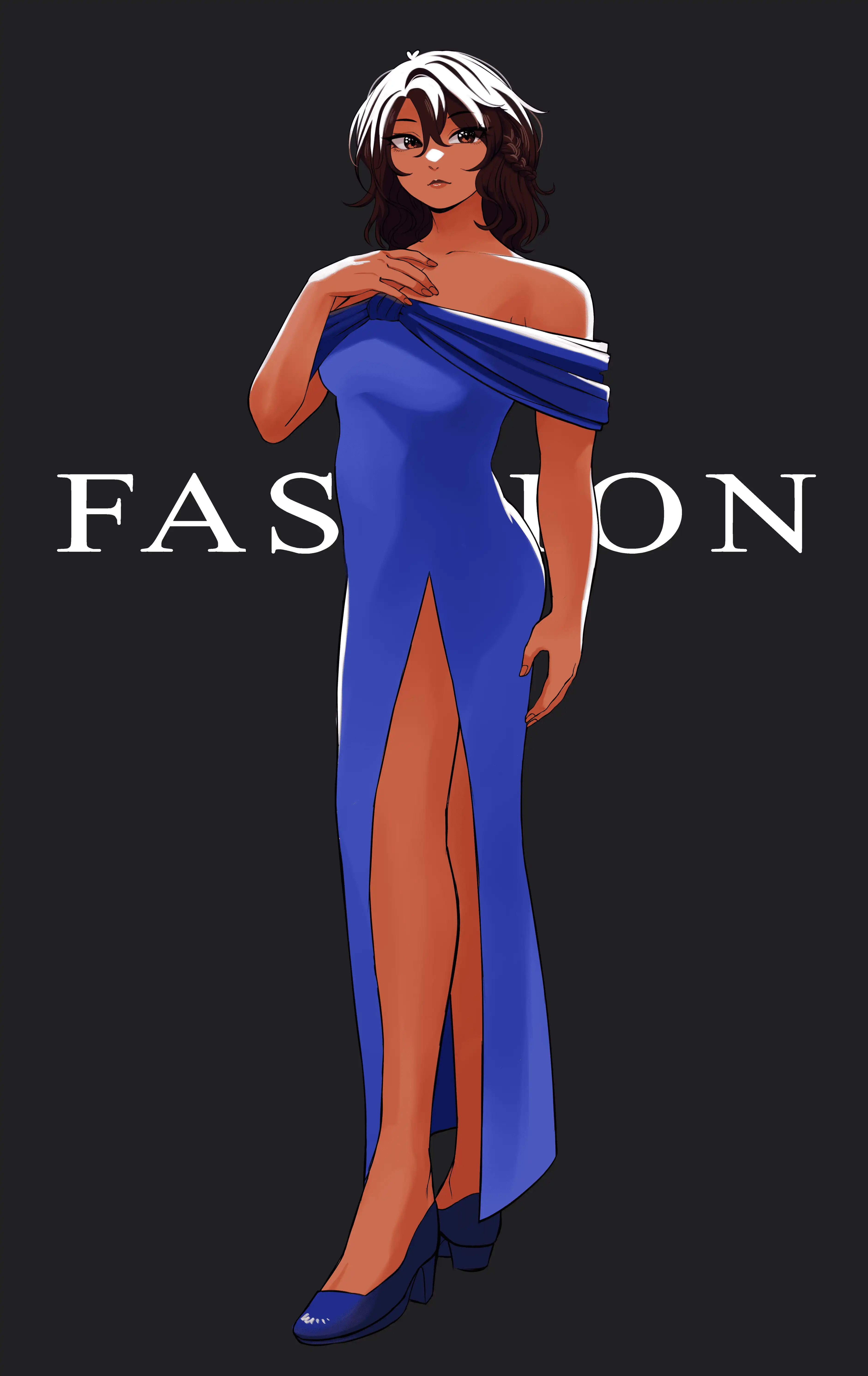 A fancier drawing of my character Daisey