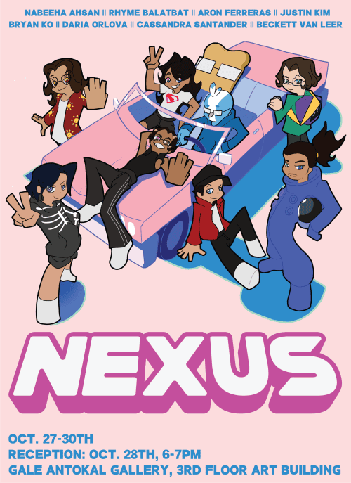Poster for the group show Nexus